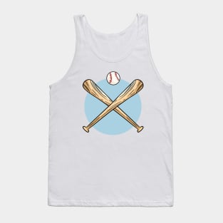 Baseball Bats and Ball Tank Top